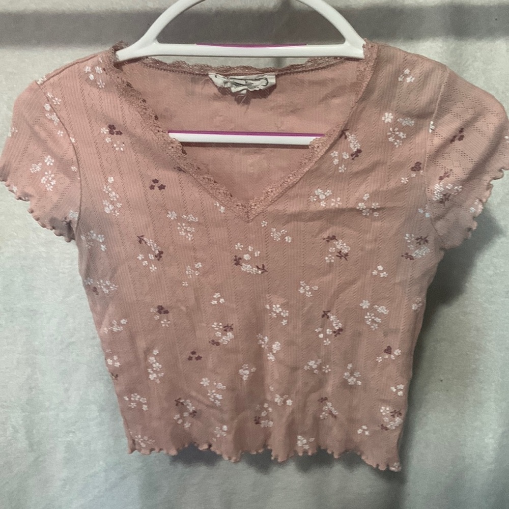Pink Hippie Rose Shirt